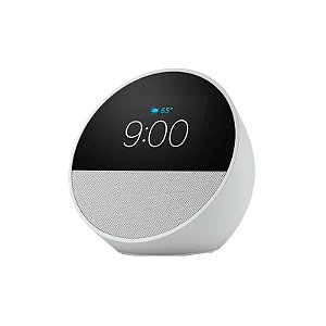 Caixa de Som Inteligente Amazon Echo Spot Clock With Alexa - Branca