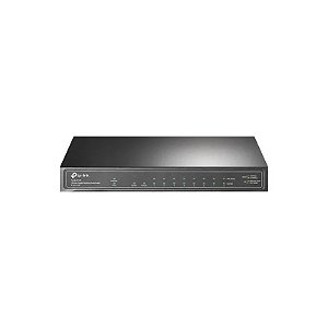 Hub Switch TP-Link TL-SG1210P 10 Portas Gigabit 8POE+1SFP 1000MBPS - Cinza