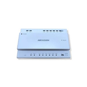 Central de Porteiro de Vídeo Hikvision Switch Distribuidor DS-KAD706