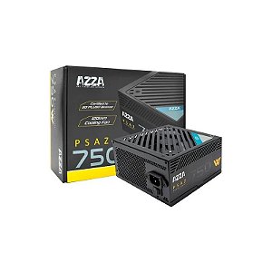 Fonte Azza PSAZ-750W ATX 750W 80 Plus Bronze - Preta