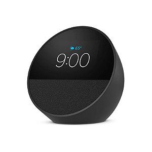 Despertador inteligente Amazon Echo Spot 2024 com Alexa - Preto