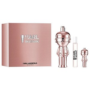 Kit Perfume Karl Lagerfeld Karl Ikonik EDP 100mL + 7,5mL + 4,5mL - Feminino
