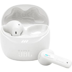 Fone de ouvido sem fio JBL Tune Flex 2 Bluetooth - Branco (com cancelamento de ruído)