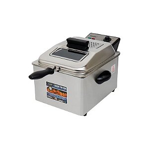 Fritadeira Elétrica Sonifer SF-1004 - 2400W - 6L - 220V 50/60Hz - Prata e Preto