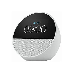 Despertador Inteligente Amazon Echo Spot BV84J9 de 7,2 cm com Wi-Fi/Bluetooth - Branco