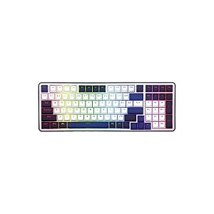 Teclado Gamer Redragon Faye Pro K744WBB RGB Sem Fio - Branco