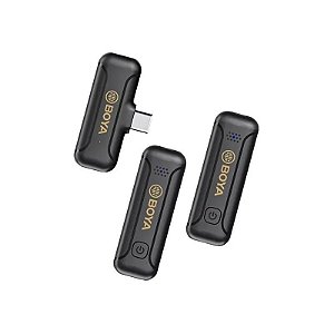 Microfone Boya BY-WM3T2-U2 Sem Fio USB-C (2TX+1RX)