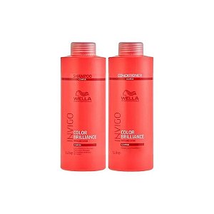 Kit Wella Brilliance Grossos (Shampoo+Condicionador) 1LT