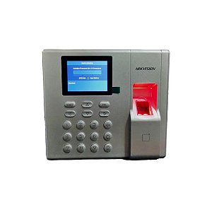 Leitor Biométrico Digital Hikvision K1T8003EF (Cartão Ponto)