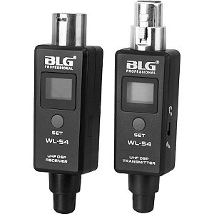 Transmissor e Receptor BLG Sem Fio WL-54