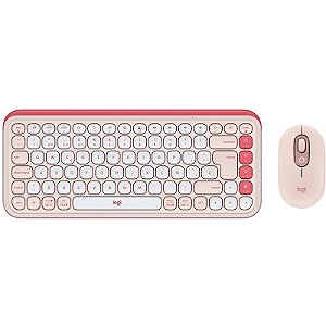 Teclado e Mouse sem fio Logitech Pop Icon Combo Bluetooth 920-013053