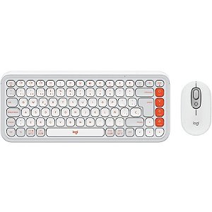 Teclado e Mouse sem fio Logitech Pop Icon Combo Bluetooth (Espanhol)