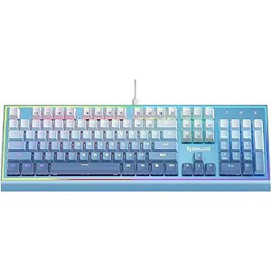 Teclado Gamer Redragon Bluesiren K654GWB-RGB com Fio