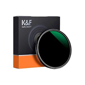 Filtro de Lente K&F ND8-ND2000 ND Variável Série A de 82 MM (KF01.1361)