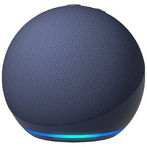 Caixa de Som Amazon Echo Dot com Alexa - Azul (5ª Geração)