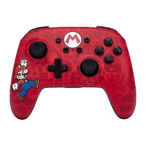 Controle Nintendo Switch Enhanced Sem Fio Here We Go Mario