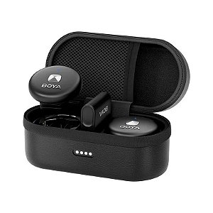 Microfone sem fio Boya Omic-U USB-C - Preto