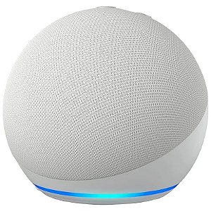 Caixa de som Amazon Echo Dot com Alexa - Branca (5ª Geração)
