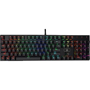 Teclado Mecânico Redragon K556RGB Devarajas Brown