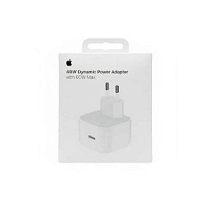 Carregador Apple MGKN4AZM/A Dinâmico de 40W Máxima 60W USB-C Padrão BR - Branco