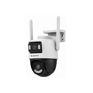Câmera IP Visionbras Dual Full Color VB-WD60-Fca 6MP Wi-Fi - Branca