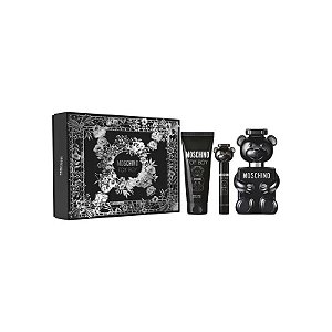 Kit Perfume Moschino Toy Boy Eau de Parfum 100 ML + Gel Corporal 100 ML + Spray de Viagem 10 ML - Masculino