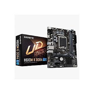 Placa-Mãe Intel 1700 Gigabyte H610M K DDR4 Micro ATX