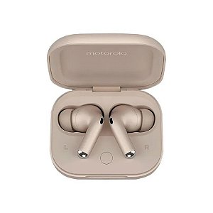 Fone de Ouvido Motorola Moto Buds+ TWS XT2441-1 Sound BY Bose - Cinza Greige