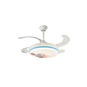 Ventilador de Teto Satellite A-FAN805 - 66W - com Luminária - Bivolt - Branco