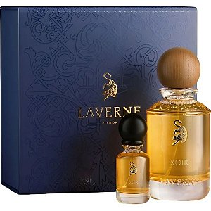 Kit de Perfume Laverne Riyadh Soir EDP 100mL + EDP 10mL - Unisex
