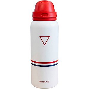 Botella Térmica Hydrate Albirroja Fan Stripes Edition 2 en 1 - 915mL