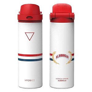Garrafa Térmica Hydrate Albirroja Fan Stripes Edition 2 em 1 - 680mL
