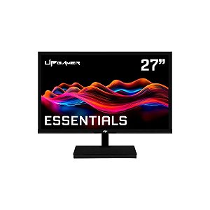 Monitor Gamer Up Série G Essentials UPG27VA75 27 Polegadas Full HD 75Hz HDMI VGA - Preto