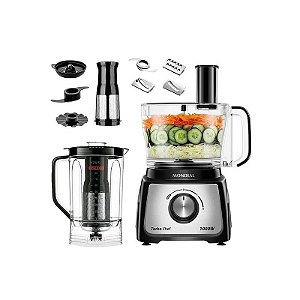 Multiprocessador Mondial MPN-01-BF 9 Em 1 Turbo Chef 1000 W 110V Preto e Cinza
