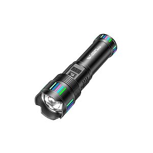 Lanterna LED Smiling Shark SD-5981 10000 Lúmens - Preto