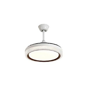 Ventilador de Teto Satellite A-FAN002 - 90W - com Luminária - 220V - 50/60Hz - Branco