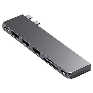 Adaptador Satechi Tipo C Hub Fino ST-HUCPHSM