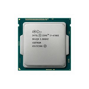 Processador Intel 1150 i7 4790 3.6 GHZ sem Cooler sem Ventoinha sem Gráfico Integrado i7-4790