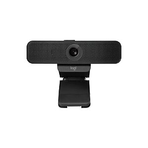 Webcam Logitech C925E Full HD 30 FPS Microfone Integrado 960-001075 - Preto