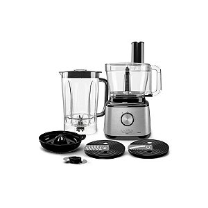 Multiprocessador de Alimentos Britânia BMP2000 - 1300W - 5 Em 1 - 3L+2L - 220V/60HZ - Preto