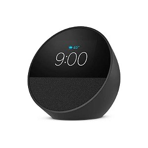 Despertador Inteligente Amazon Echo Spot 2024 com Alexa - Preto (Caixa Danificada)