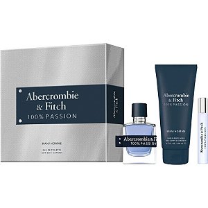 Kit Perfume Abercrombie & Fitch 100% Passion EDT - Masculino