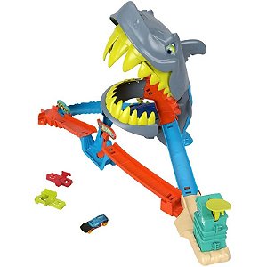 Hot Wheels Shark Chomp Beach City - Mattel JHL96