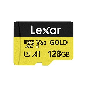 Cartão de Memória MicroSD Lexar Professional Gold 280 MB/s-100 MB/s C10 128 GB (LMSGOLD128G-BNNNG)