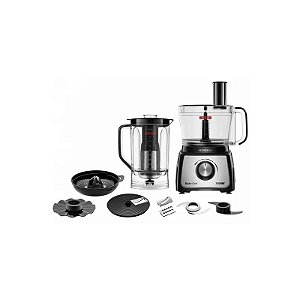 Multiprocessador Mondial Turbo Chef MPN-01BF - 1000W - 2.1L - 9 Em 1 - 220V - 50/60HZ - Preto