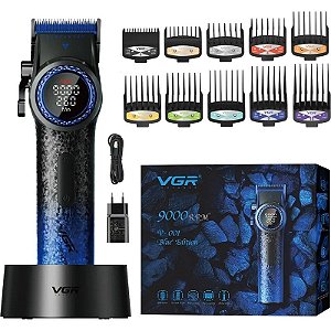 Cortador de Cabelo VGR Voyager V-001 Edição Azul