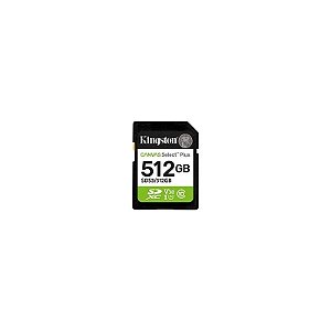 Cartão de Memória SD Kingston Canvas Select Plus C10 512GB - SDS3/512GB