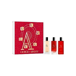 Kit Perfume Giorgio Armani Sí - 3 Em 1 - Água de Perfume - Feminino - 3 X 15ML
