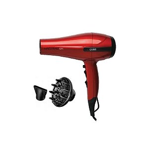 Secador de Cabelo Gama Maestrale Ion com Difusor 220V Vermelho