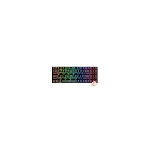 Teclado Gamer Redragon K736-Pro-M Nephrite Pro Wireless / RGB / Inglês - Preto